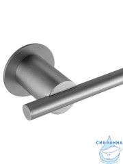 Полотенцесушитель электрический  Wonzon&Woghand Dortmund 58х71 WW-A364-BR (с возможностью скрытого подключения, подключение универсальное) (никель)