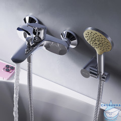Смеситель для ванны Am.Pm Like F8015000 с душевым гарнитуром (хром)