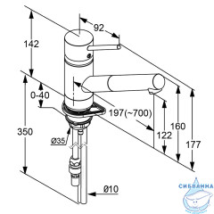 Смеситель для кухни Kludi Scope 339310575