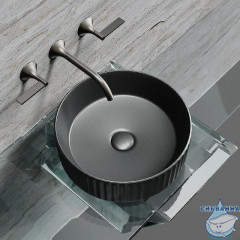  Раковина на столешницу 36 см Ceramicanova Element CN6057MDH (антрацит)