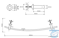Полотенцедержатель Bemeta Rawell 134504212