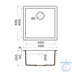 Кухонная мойка Omoikiri Yamakawa 45T черный