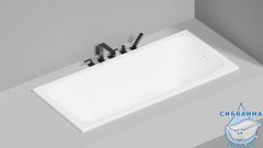 Ванна из искусственного камня Salini Orlando Kit 170x75 (материал sapirit, белый матовый)