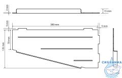Полочка Bemeta Cytro 101302410
