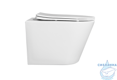 Унитаз подвесной безободковый Aquatek Вега AQ1904-00 (с сиденьем Soft Close (микролифт)