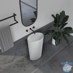 Раковина напольная 50 см ABBER Stein AS2504-H