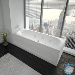 Акриловая ванна Aquatek Оберон 160х70 с каркасом