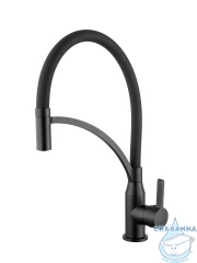 Смеситель кухни Frap F4552-6 (черный матовый)