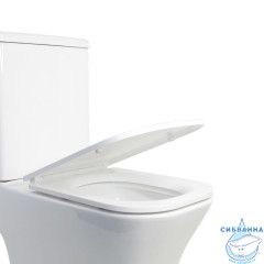 Унитаз напольный безободковый со смывом торнадо Calypso CS4852UQ-OK с бачком и сиденьем Soft Close (микролифт)