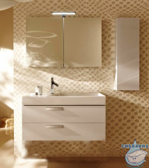 Тумба Jacob Delafon Rythmik 100 белый с раковиной Rythmik 100