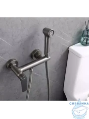 Смеситель Raglo R03.51.09  с гигиеническим душем (графит)