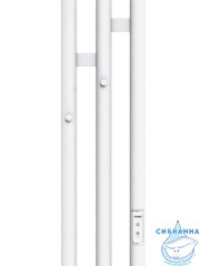 Полотенцесушитель электрический Indigo Sky (с таймером) 17х150 белый матовый (с возможностью скрытого подключения, подключение R)