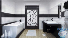 Ванна из литьевого мрамора Esse Bioko 173x70