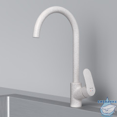 Смеситель для кухни AM.PM Like F8007133 (белый камень)