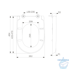 Крышка-сиденье AM.PM Chic  с микролифтом 