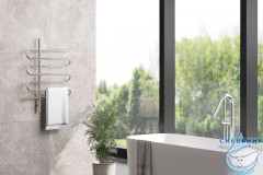 Полотенцесушитель электрический Сунержа Эпатаж L 60х80 (с возможностью скрытого подключения, подключение (хром)
