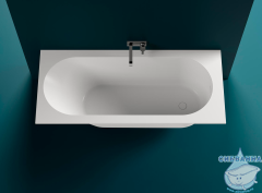 Ванна из искусственного камня Salini Ornella Kit 170x70 (материал Solix , белый матовый)
