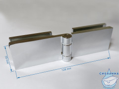 Душевое ограждение ABBER Zart 120x100 профиль хром, стекло прозрачное AG08120-S101 (без поддона)