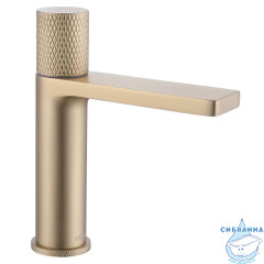 Смеситель для раковины ABBER Rund AF8710G (золото матовое)