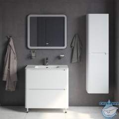 Тумба Iddis Edifice 80 белый глянец с раковиной 80 EDI80WFi95