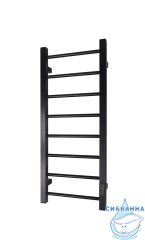 Полотенцесушитель электрический Санприз Прима П8 30х80 (черный матовый) (подключение универсальное)