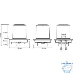 Дозатор для жидкого мыла Bemeta Organic 157109261