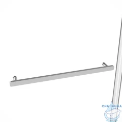 Душевое ограждение Vincea Slim Soft 120x90 профиль никель, стекло прозрачное VSR-1SS9012CLBN