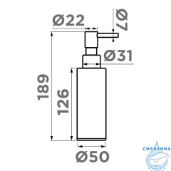 Дозаторы для кухни Omoikirn OM-06 (золото)