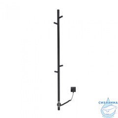 Полотенцесушитель электрический Vincea 137 (черный матовый)