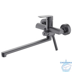 Смеситель для ванны Azario Alanti AZ-K1732GR (графит)