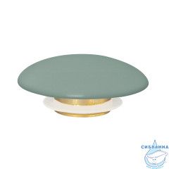 Накладка на слив для раковины ABBER AC0014MCG светло-зеленая матовая, керамика