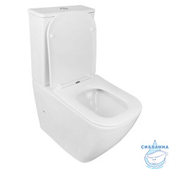 Унитаз напольный безободковый Azario Levanto AZ-1228A с бачком и сиденьем Soft Close (микролифт)