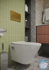 Унитаз подвесной безободковый TONI ARTI Lamoli TA-LL4937 с сиденьем Soft Close (микролифт)