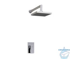 Встраиваемый комплект для душа с верхней душевой насадкой A12528