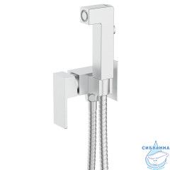 Смеситель с гигиеническим душем Azario Graves AZ-KFX03BN (сатин)