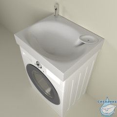 Раковина на стиральную машину 60х50 см 1MarKa Lavanderia