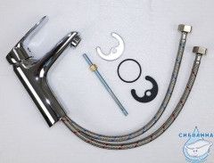 Смеситель для раковины Azario Tavira AZ-WKE168040C (хром)