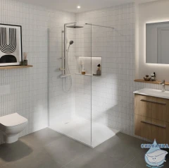 Поддон из литьевого мрамора Kupala 100х90 T5231FR белый