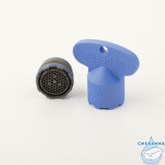 Аэратор для смесителя, пластик, M18, бескорпусный, наружная резьба, IDDIS, 996P18B3SM