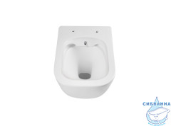 Унитаз подвесной безободковый Aquatek Дива AQ2012B-00 (с сиденьем Soft Close (микролифт) 