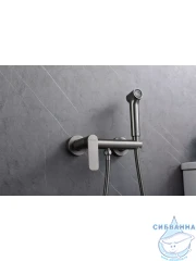 Смеситель Raglo R03.51.09  с гигиеническим душем (графит)