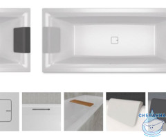 Акриловая ванна Riho Still Square 170x75 с каркасом