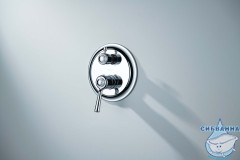 Встраиваемый смеситель для ванны Aquatek Классик AQ1547CR (3 режима) (хром)