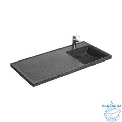 Раковина на стиральную машину Aqvaton Лондри 105x50 1A72223KLH21R правая