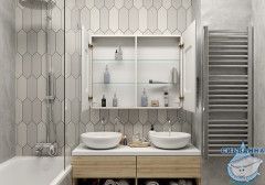 Шкаф-зеркало Calypso Elliott LED 100 МВК031