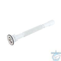 Сифон гофрированный, 1.1/2х40/50мм, с выпуском, IDDIS, 902AV750VD