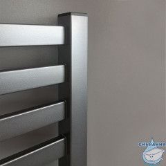 Полотенцесушитель электрический Indigo Atlas  П9 (с таймером) 50х80 графит (с возможностью скрытого подключения, подключение R/L)