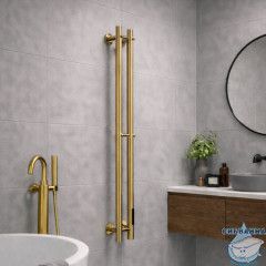 Полотенцесушитель электрический Calypso Dionysus 2 9х118 (брашированное золото)
