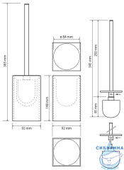 Ершик для унитаза Bemeta Gamma 145713314