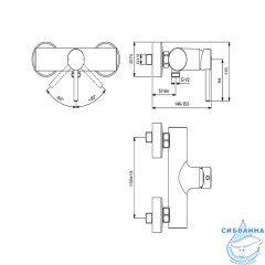 Смеситель для душа Ideal Standard Ceraline BC200AA (хром)